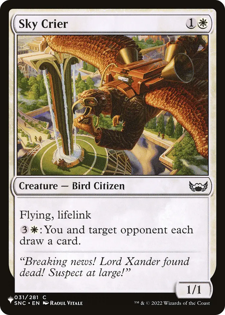 Sky Crier [The List] 1