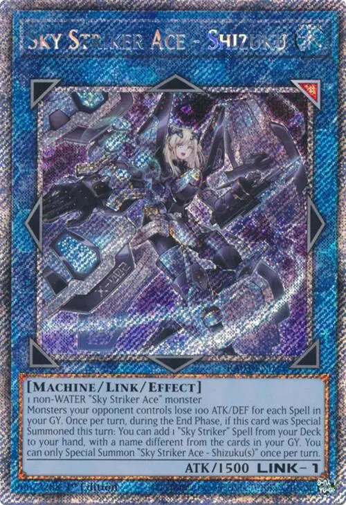 Sky Striker Ace - Shizuku (Platinum Secret Rare) [Ra03-En043] Platinum Secret Rare 1