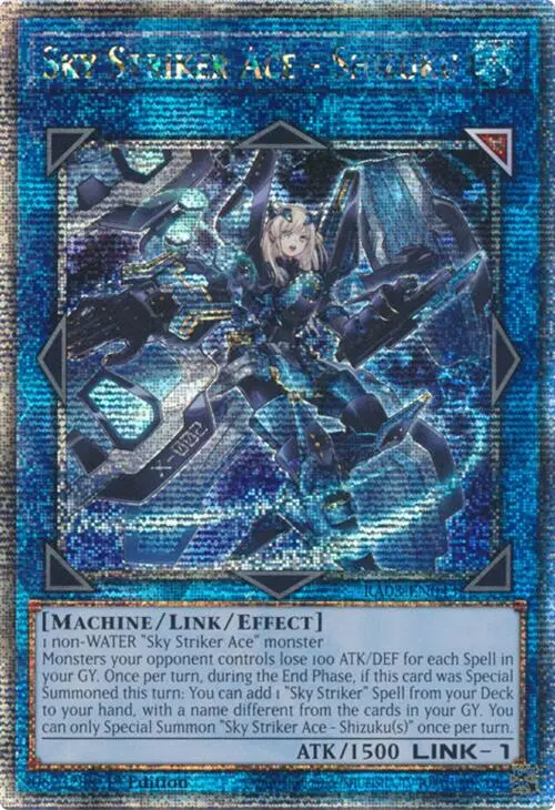 Sky Striker Ace - Shizuku (Quarter Century Secret Rare) [Ra03-En043] Quarter Century Secret Rare 1