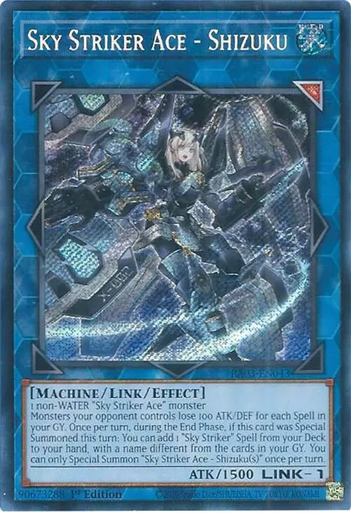 Sky Striker Ace - Shizuku (Secret Rare) [Ra03-En043] Secret Rare 1