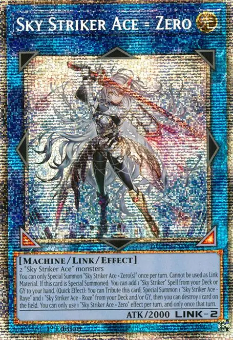 Sky Striker Ace = Zero (Starlight Rare) [Duad-En049] Starlight Rare 1