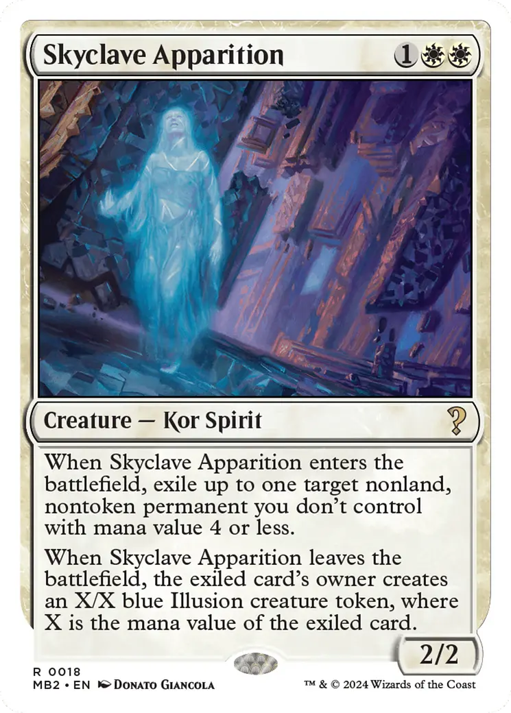 Skyclave Apparition (White Border) [Mystery Booster 2] 1