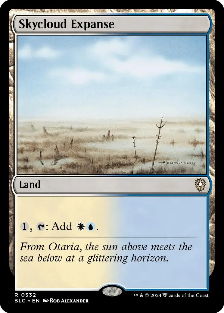 Skycloud Expanse [Bloomburrow Commander] 1