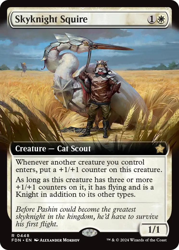 Skyknight Squire (Extended Art) [Foundations] 1