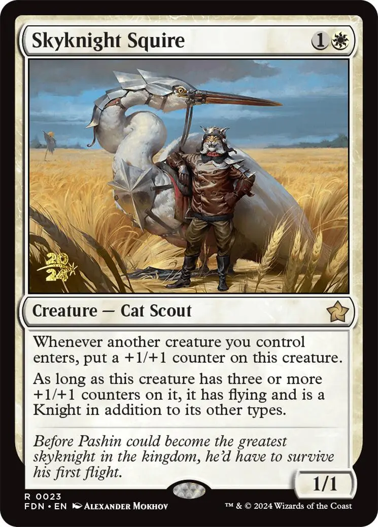 Skyknight Squire [Foundations Prerelease Promos] 1