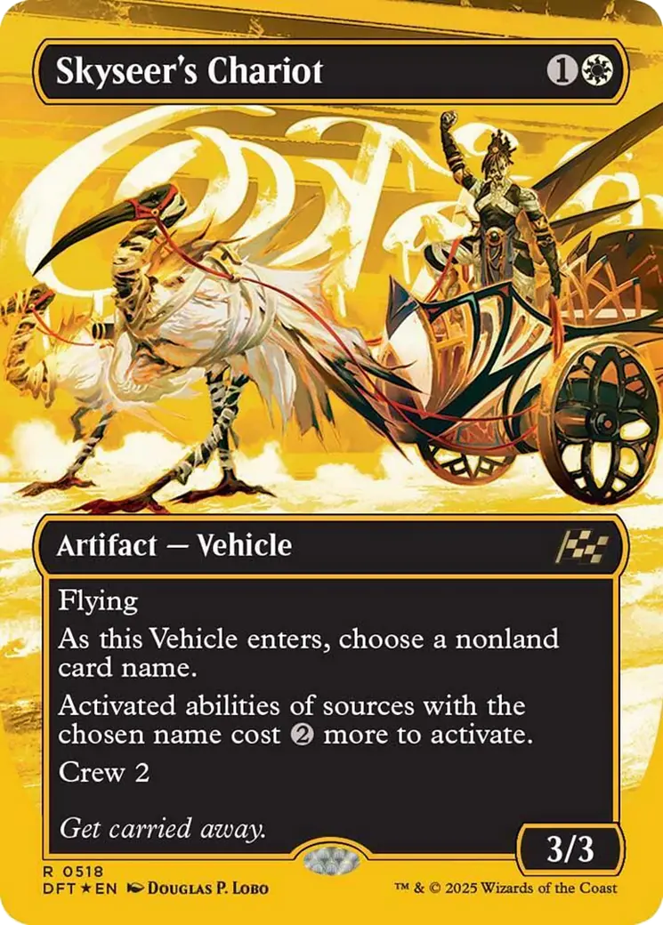 Skyseer's Chariot (Borderless) (First-Place Foil) [Aetherdrift] 1