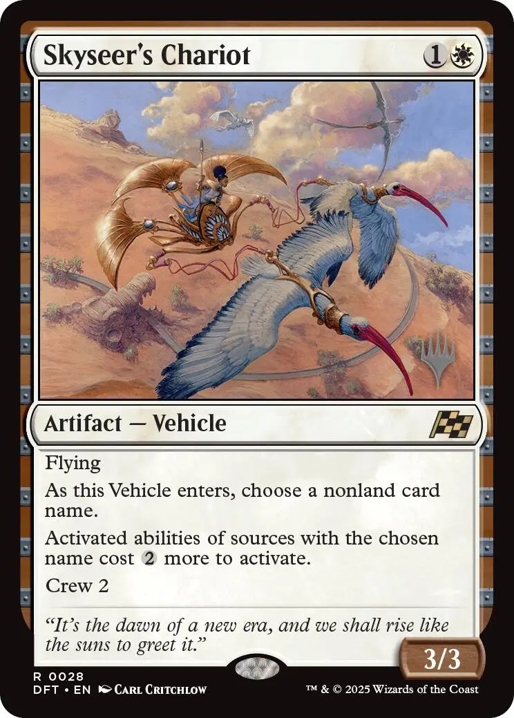 Skyseer's Chariot (Promo Pack) [Aetherdrift Promos] 1