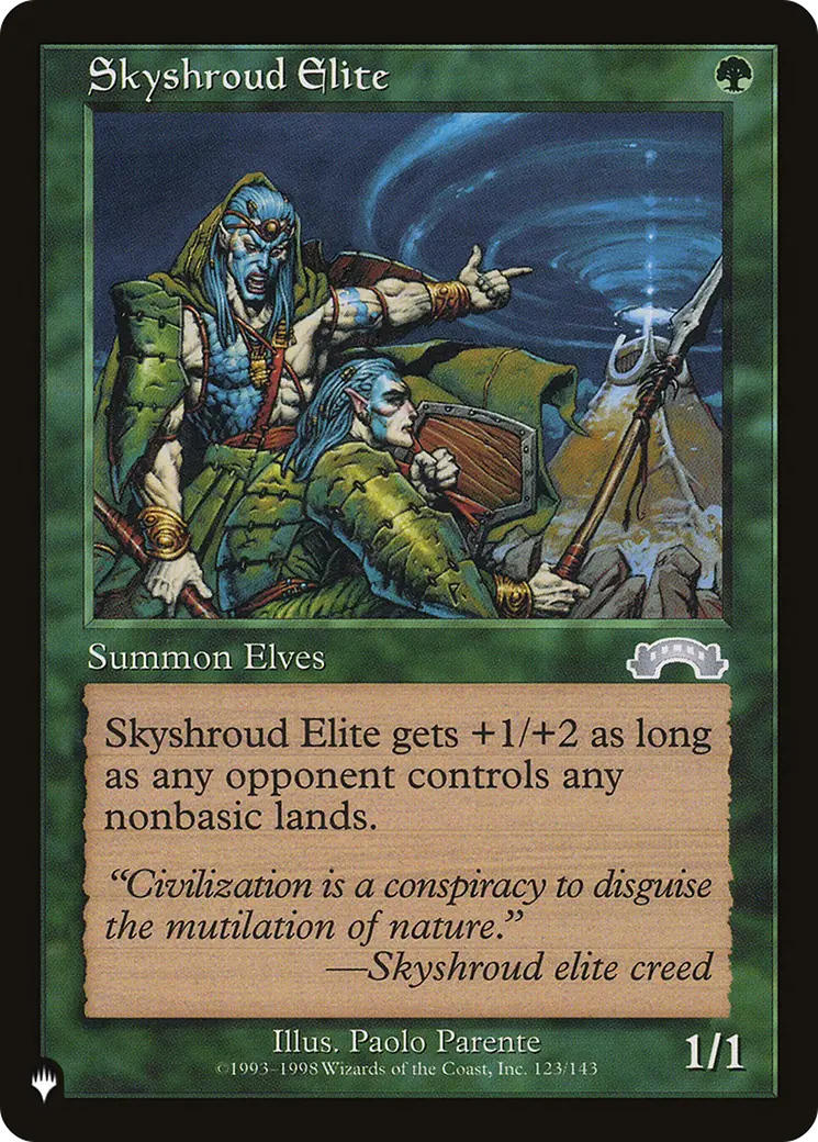Skyshroud Elite [The List] 1