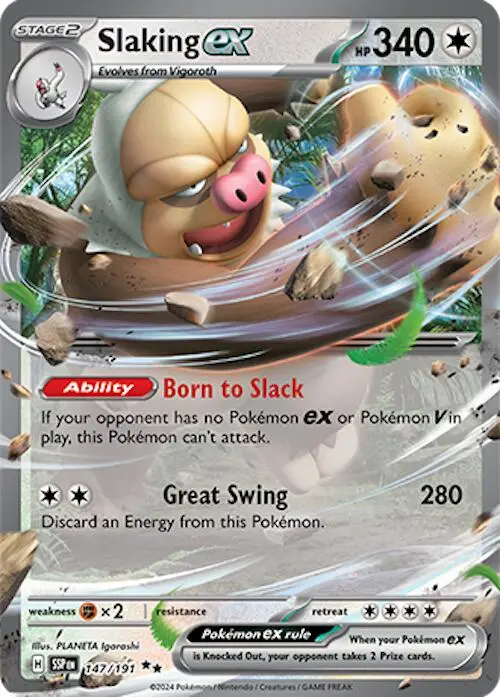 Slaking Ex (147/191) [Scarlet & Violet: Surging Sparks] 1