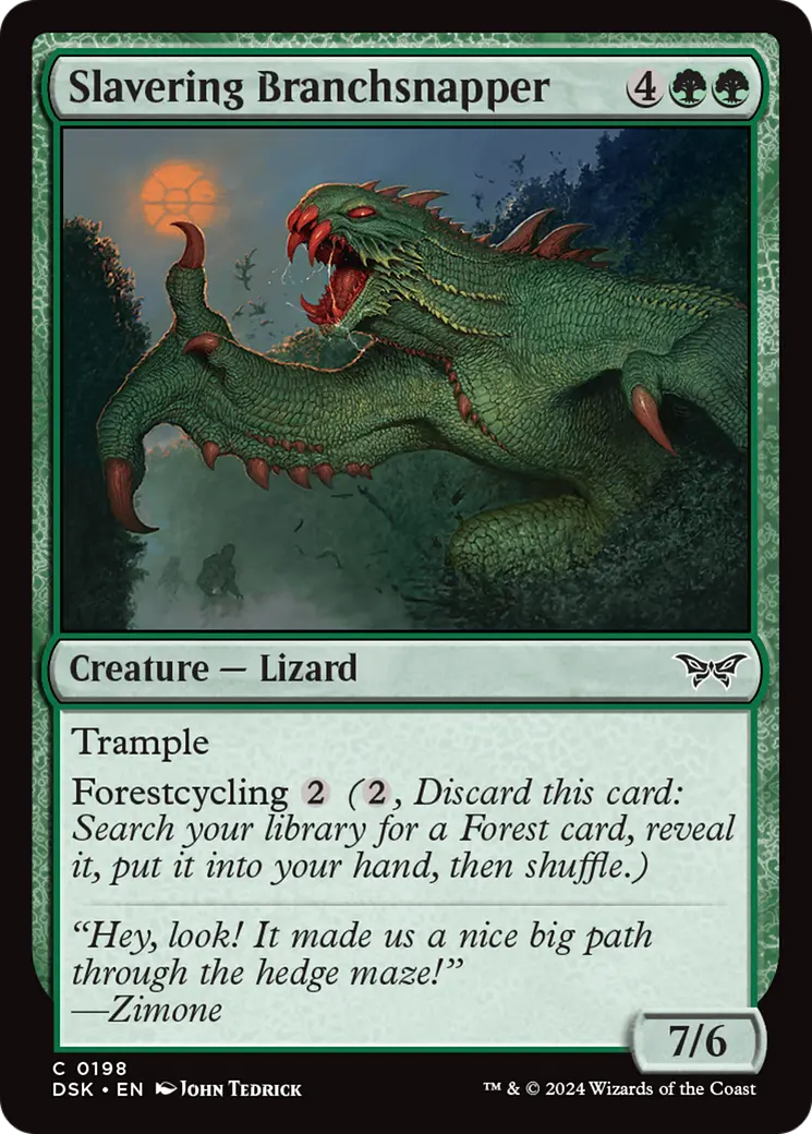 Slavering Branchsnapper [Duskmourn: House Of Horror] 1