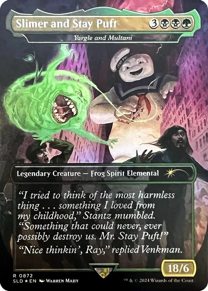 Slimer And Stay Puft - Yargle And Multani [Secret Lair Drop Series] 1