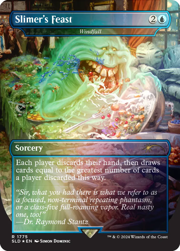 Slimer's Feast - Windfall (Rainbow Foil) [Secret Lair Drop Series] 1