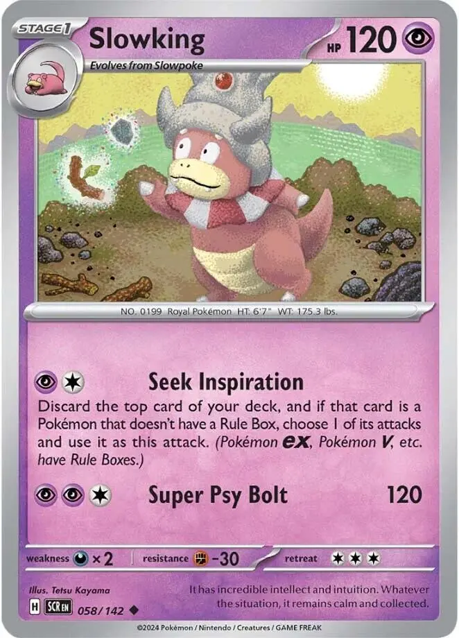 Slowking (058/142) [Scarlet & Violet: Stellar Crown] 1