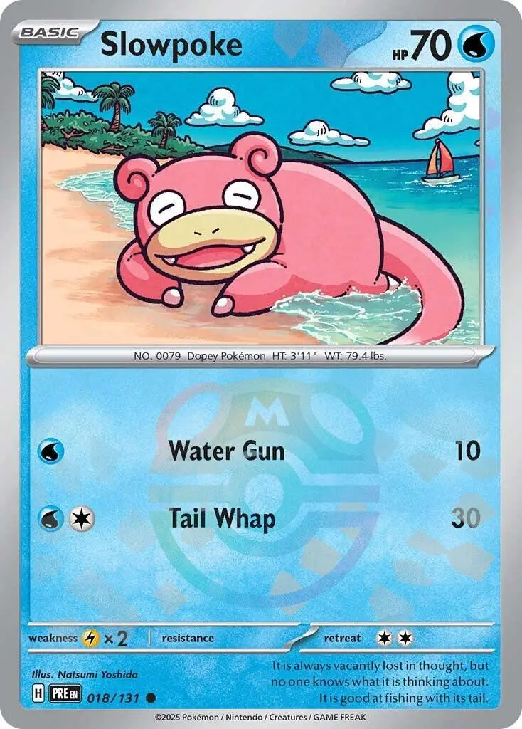 Slowpoke (018/131) (Master Ball Pattern) [Scarlet & Violet: Prismatic Evolutions] 1