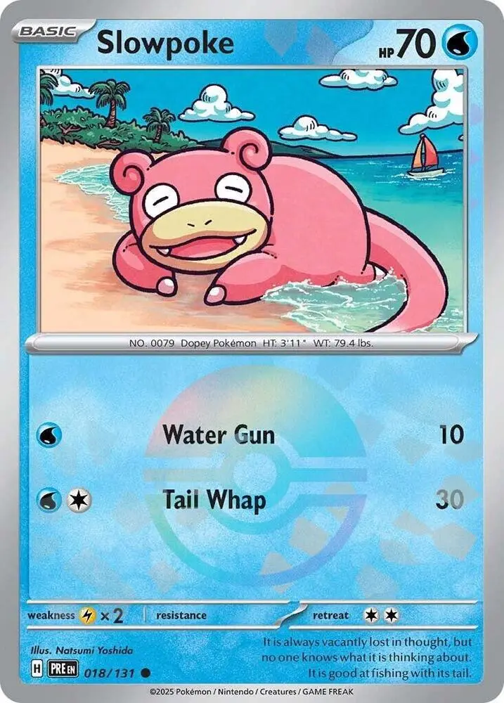 Slowpoke (018/131) (Poke Ball Pattern) [Scarlet & Violet: Prismatic Evolutions] 1