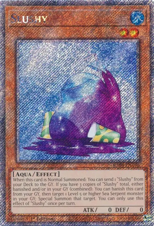 Slushy [Ra04-En196] Platinum Secret Rare 1