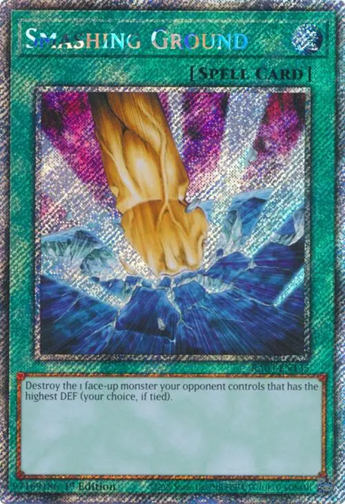 Smashing Ground (Platinum Secret Rare) [Ra03-En135] Platinum Secret Rare 1