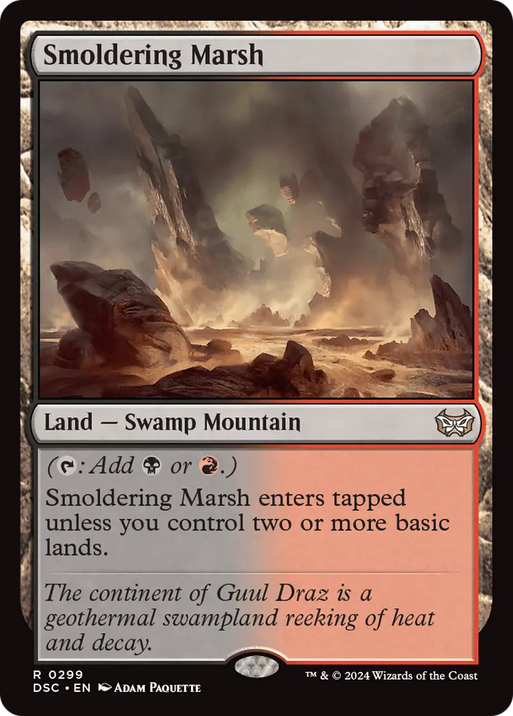 Smoldering Marsh [Duskmourn: House Of Horror Commander] 1