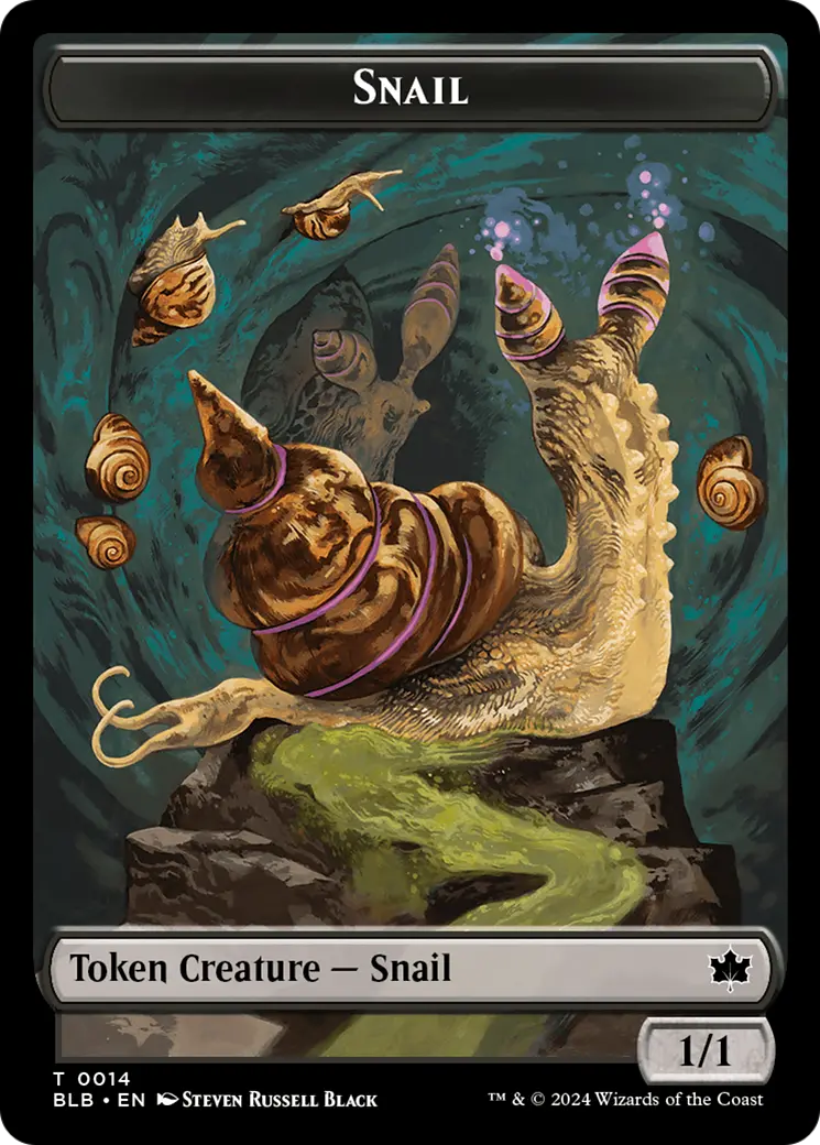 Snail Token [Bloomburrow Tokens] 1