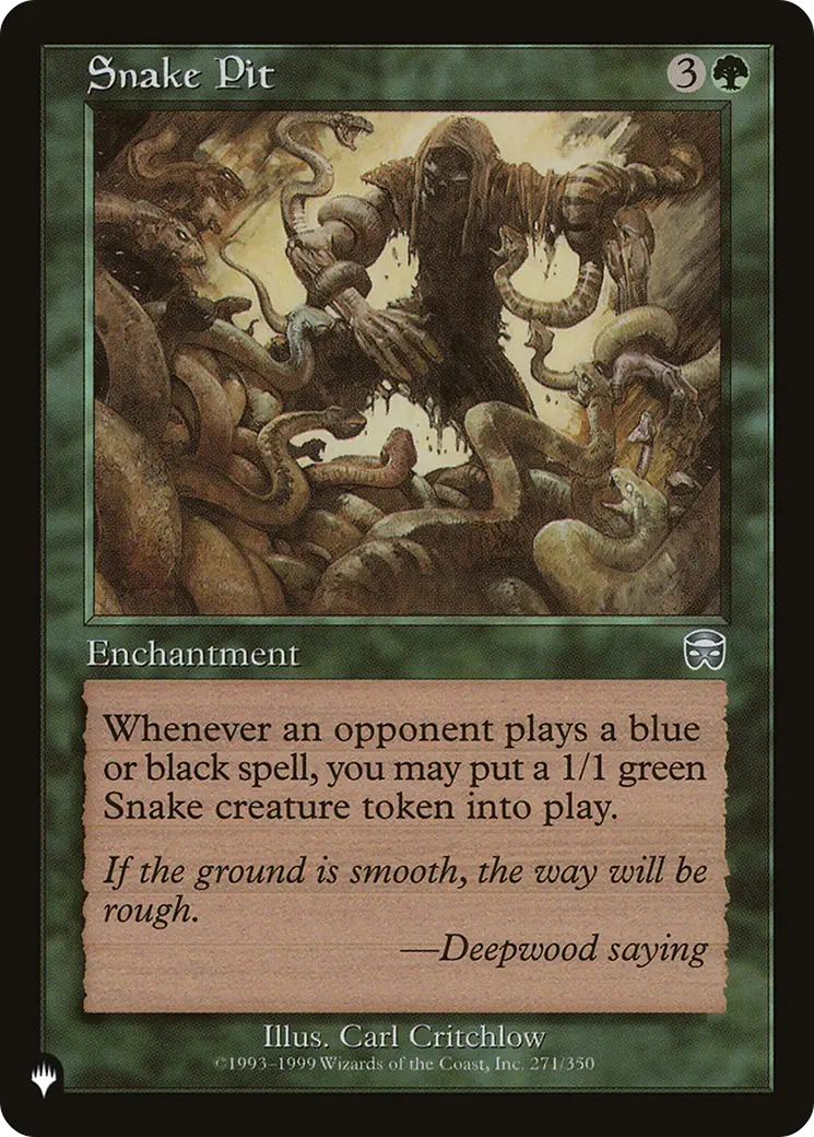 Snake Pit [The List] 1