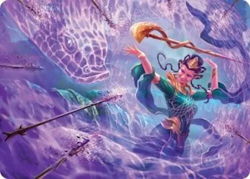 Snakeskin Veil Art Card (19/54) [Tarkir: Dragonstorm Art Series] 1