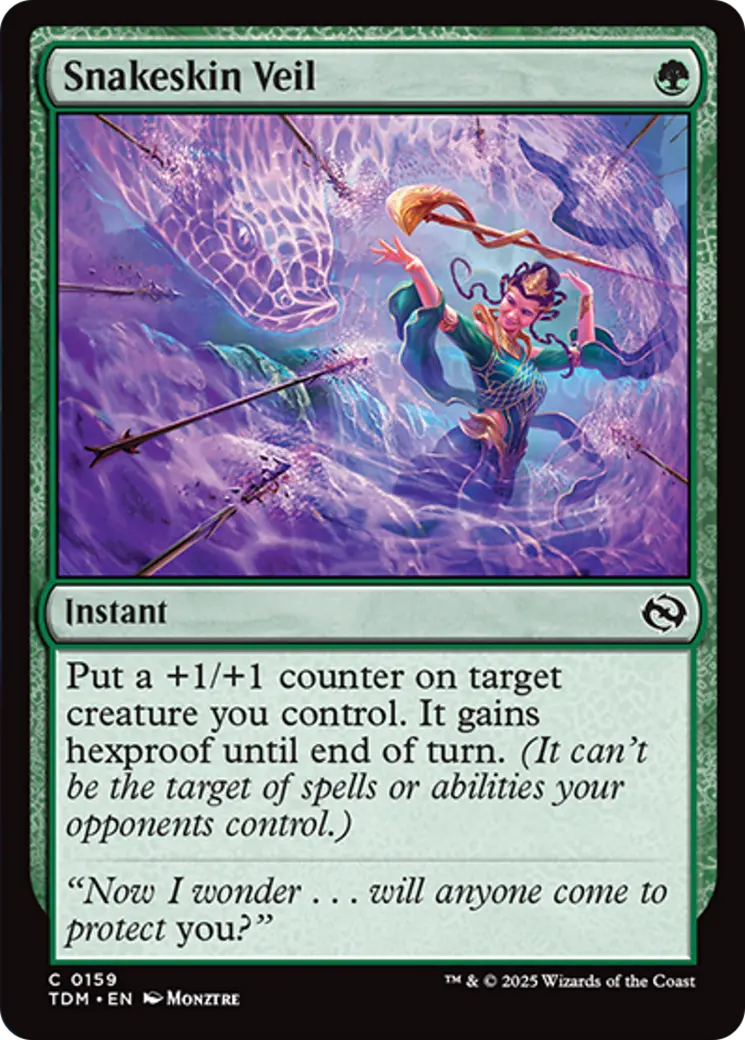 Snakeskin Veil [Tarkir: Dragonstorm] 1