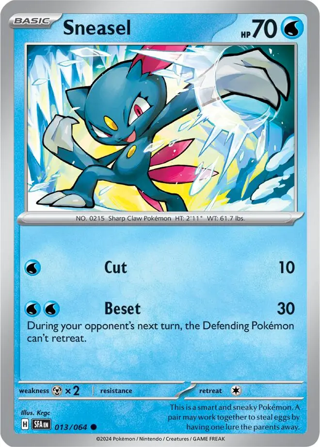 Sneasel (013/064) [Scarlet & Violet: Shrouded Fable] 1