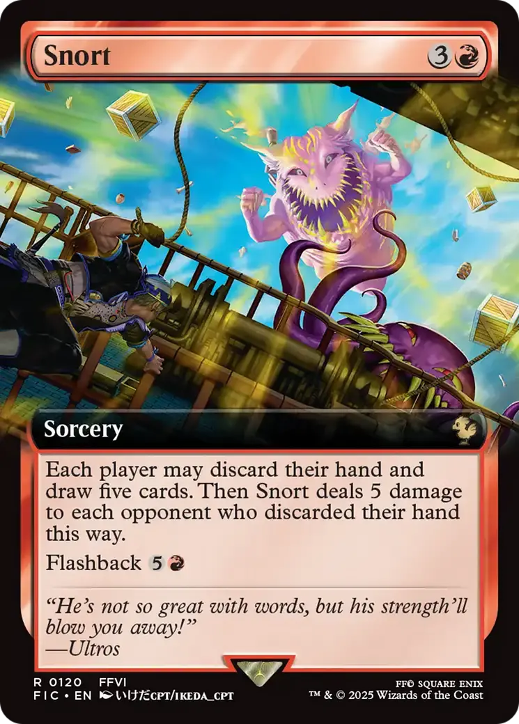 Snort (Extended Art) [Final Fantasy Commander] 1