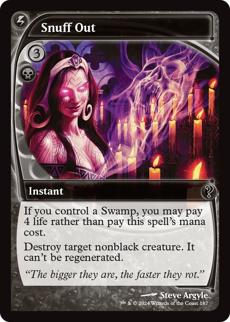 Snuff Out (Future Sight) [Mystery Booster 2] 1