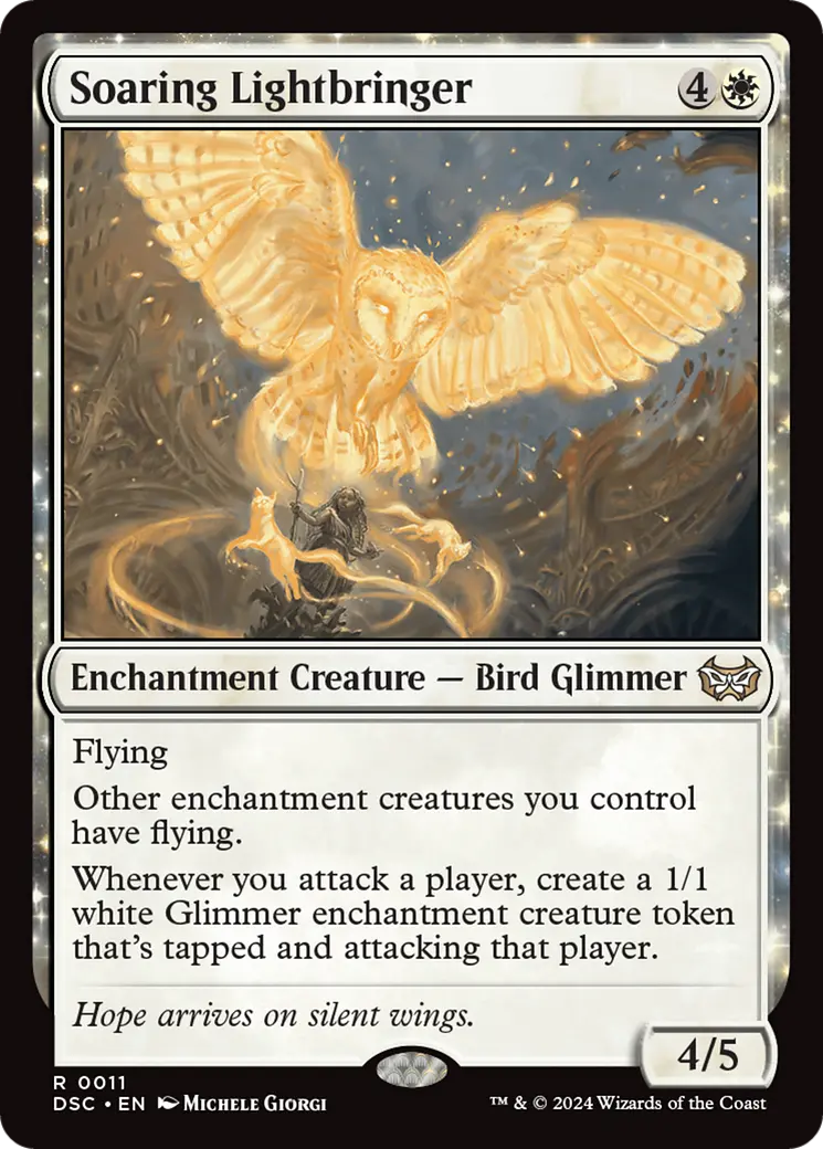 Soaring Lightbringer [Duskmourn: House Of Horror Commander] 1