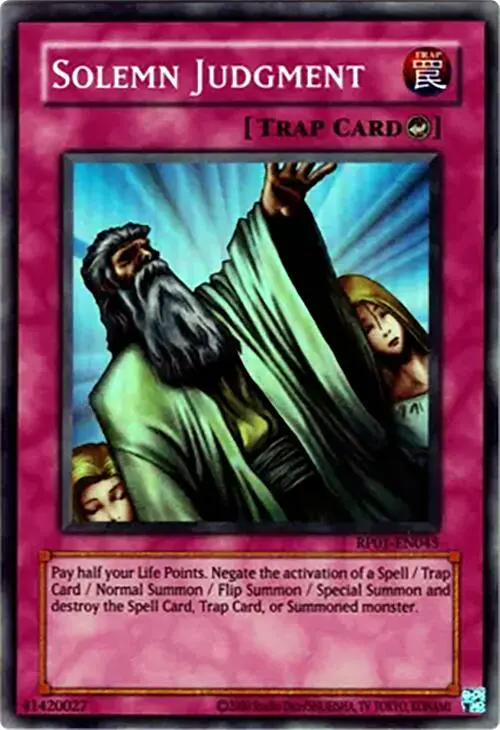 Solemn Judgment [Rp01-En045] Super Rare 1