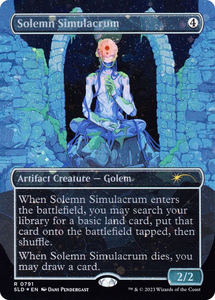 Solemn Simulacrum (1725) (Rainbow Foil) [Secret Lair Drop Series] 1