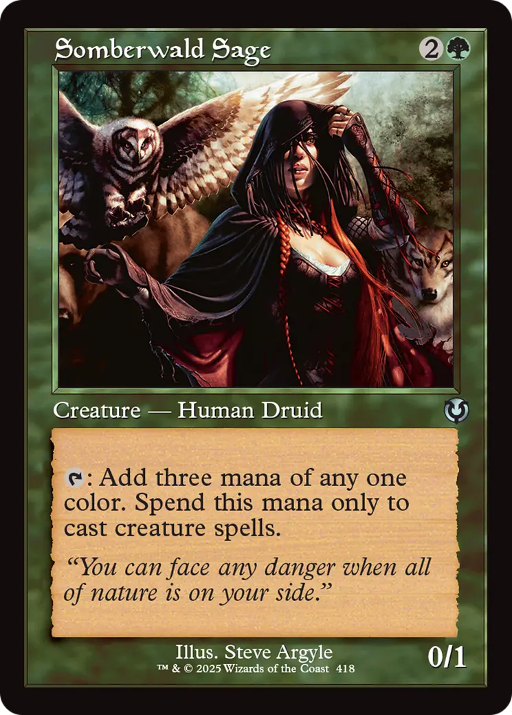 Somberwald Sage (Retro Frame) [Innistrad Remastered] 1