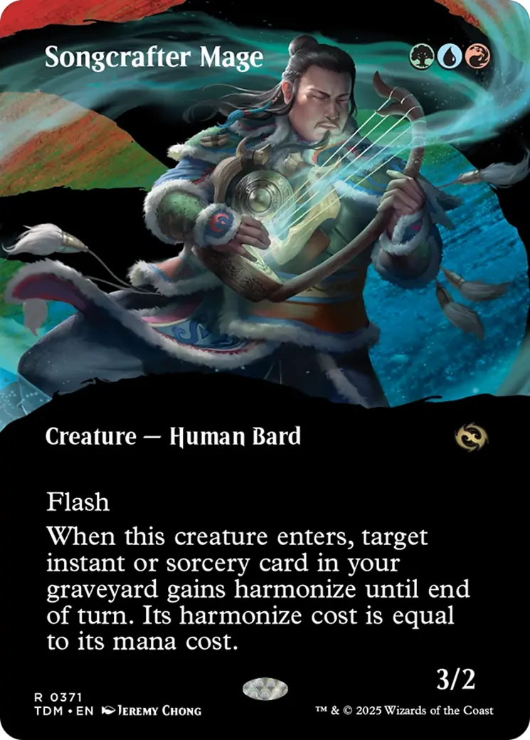 Songcrafter Mage (Borderless) [Tarkir: Dragonstorm] 1