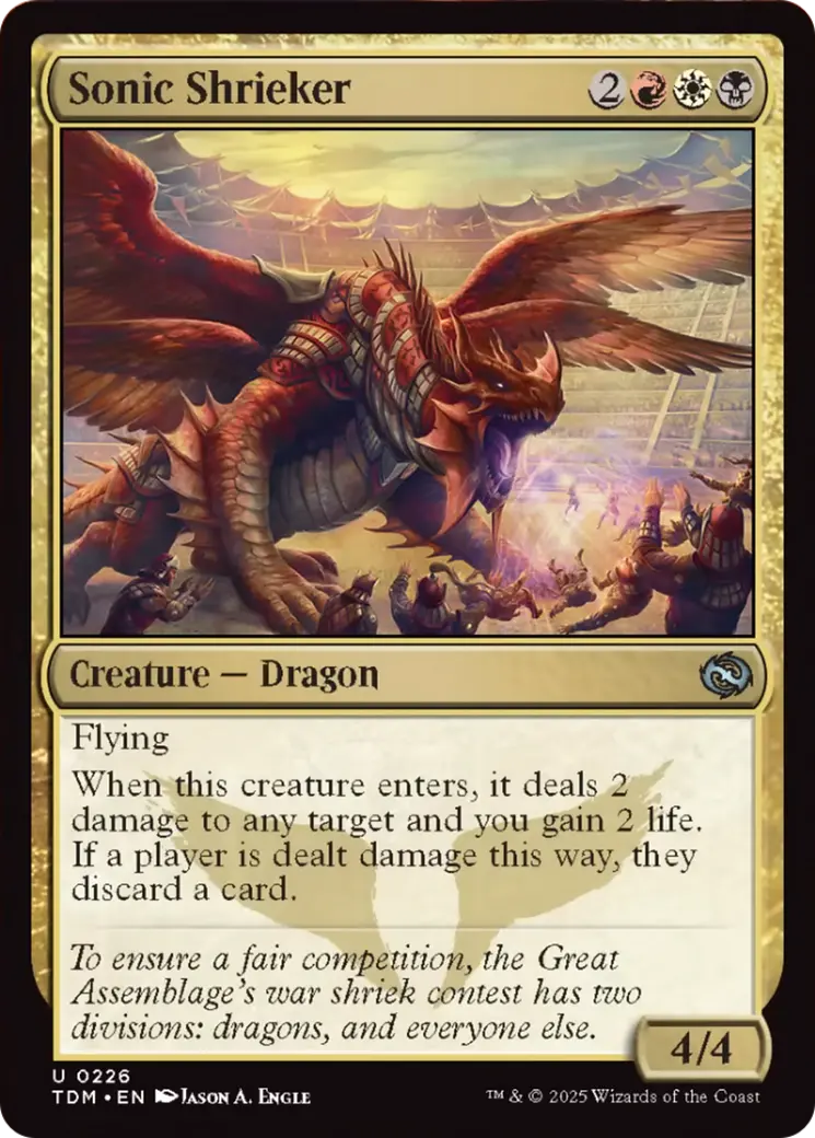 Sonic Shrieker [Tarkir: Dragonstorm] 1