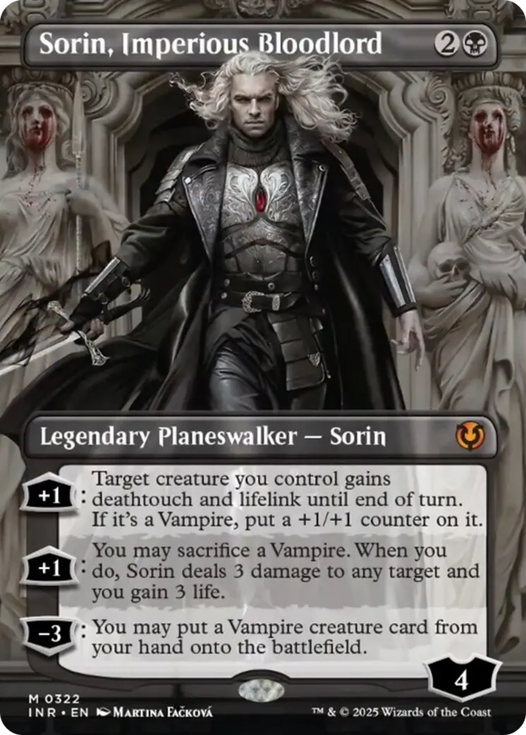 Sorin, Imperious Bloodlord (Borderless) [Innistrad Remastered] 1