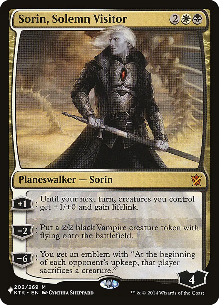 Sorin, Solemn Visitor [The List] 1