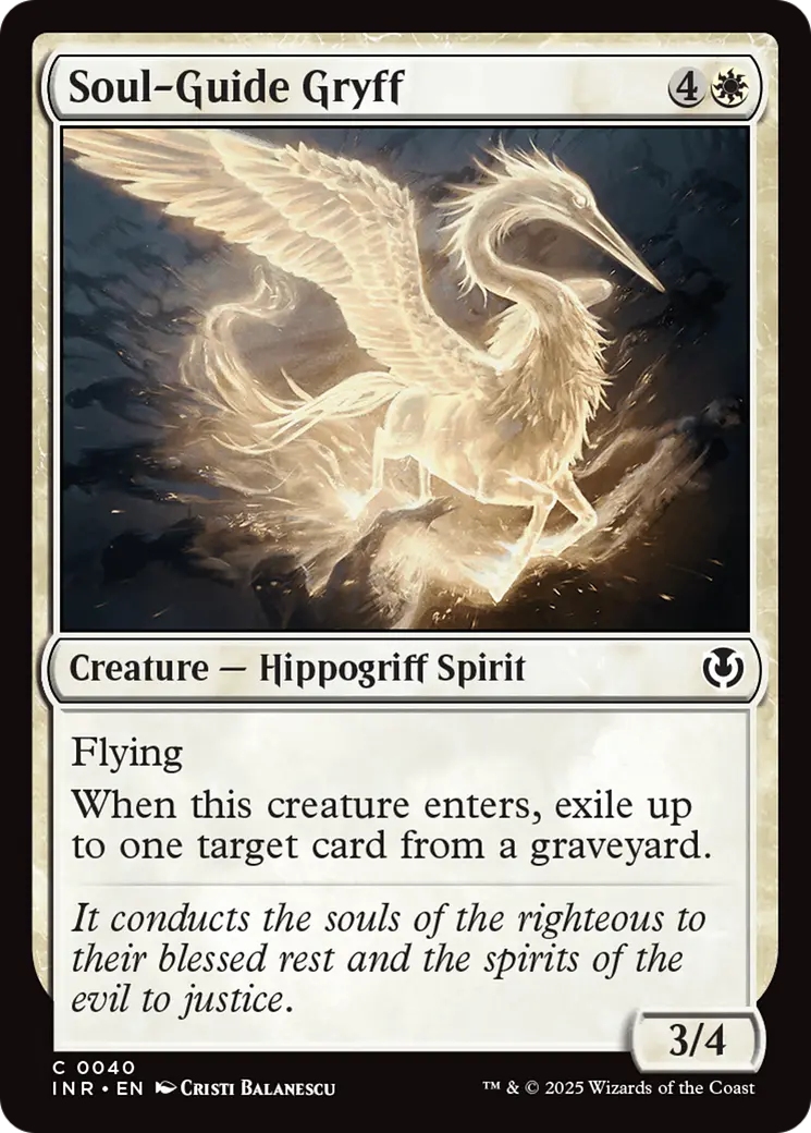 Soul-Guide Gryff [Innistrad Remastered] 1