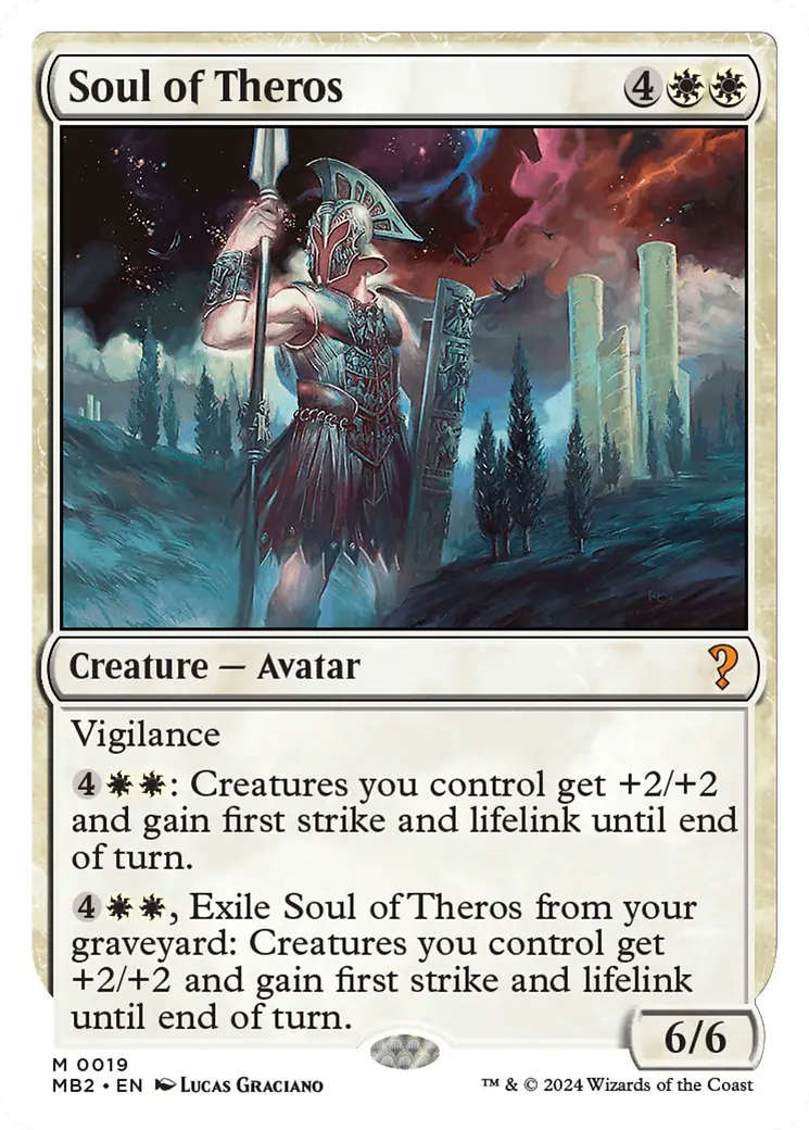 Soul Of Theros (White Border) [Mystery Booster 2] 1
