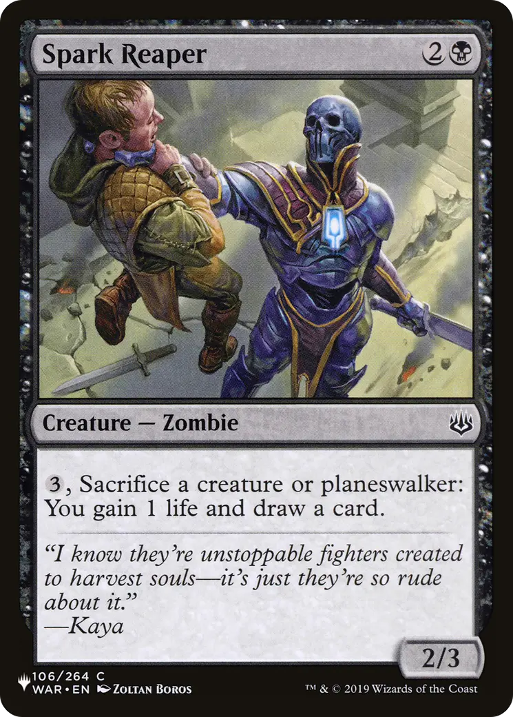 Spark Reaper [The List] 1