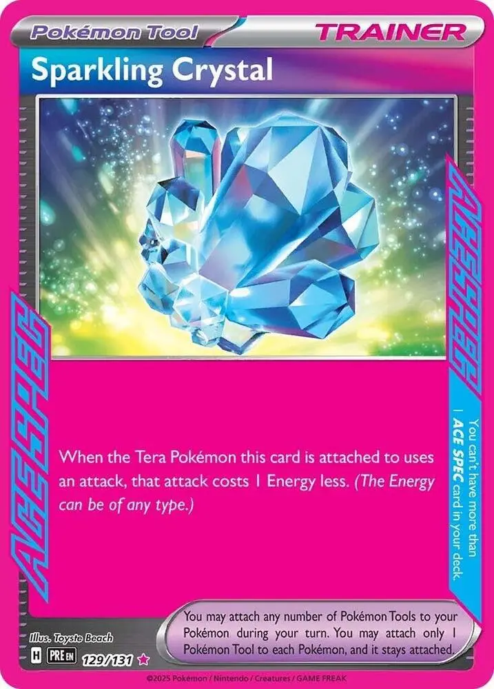Sparkling Crystal (129/131) [Scarlet & Violet: Prismatic Evolutions] 1