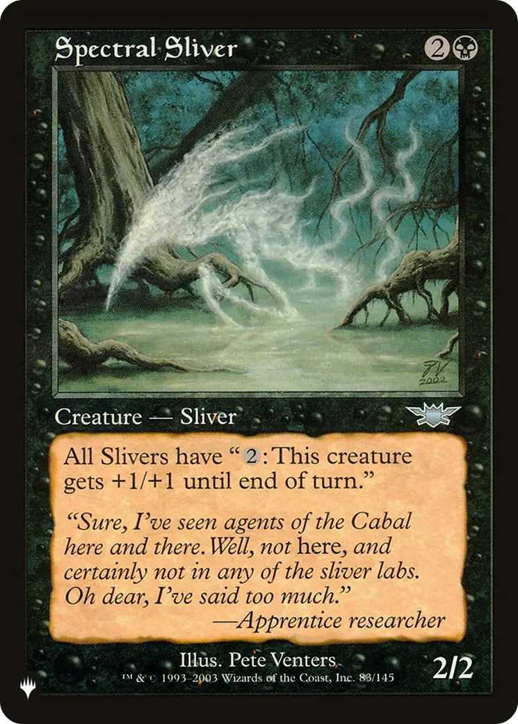 Spectral Sliver [The List] 1