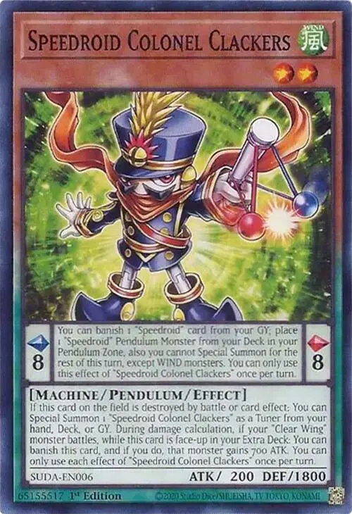 Speedroid Colonel Clackers [Suda-En006] Common 1