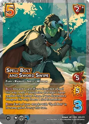 Spell Bolt And Sword Swipe 1
