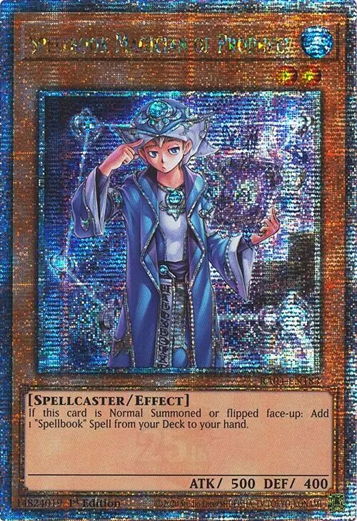 Spellbook Magician Of Prophecy [Ra04-En183] Quarter Century Secret Rare 1