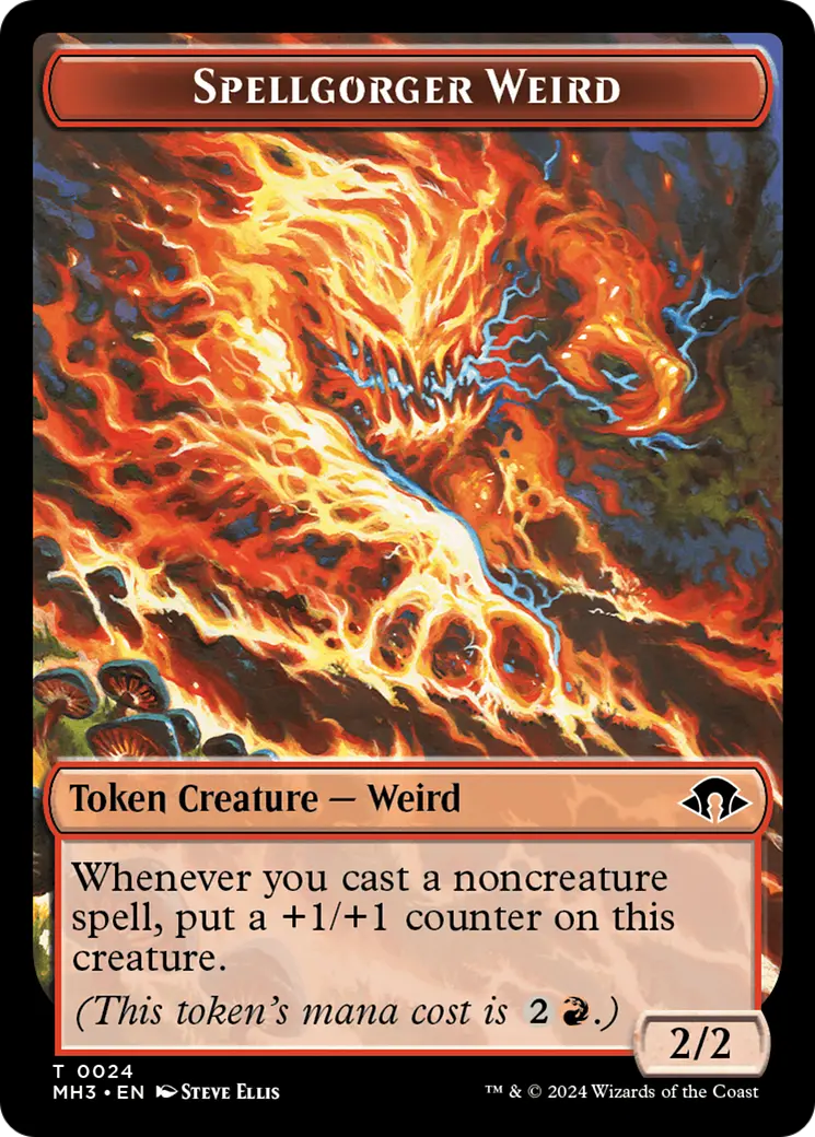 Spellgorger Weird // Energy Reserve Double-Sided Token [Modern Horizons 3 Tokens] 1