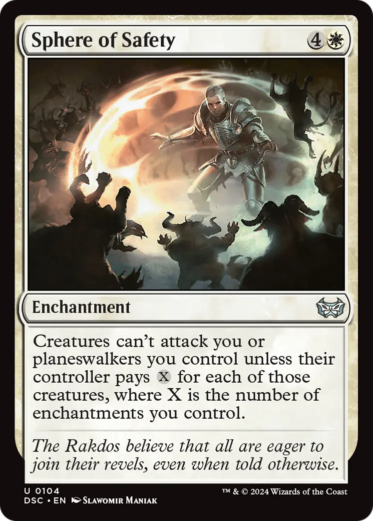 Sphere Of Safety [Duskmourn: House Of Horror Commander] 1