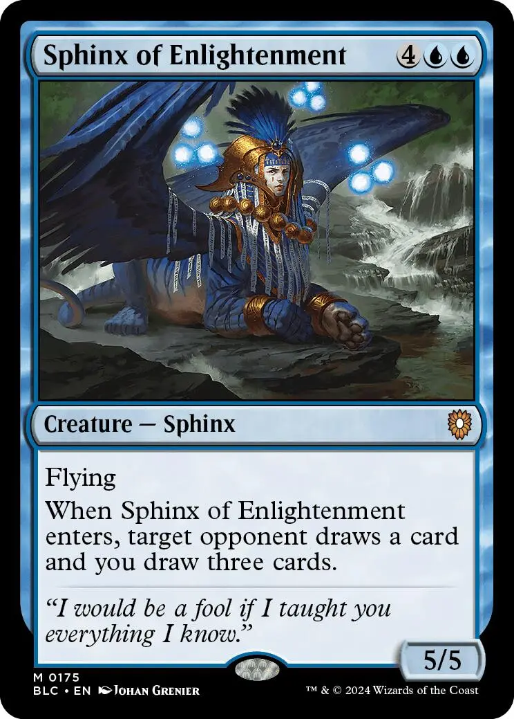 Sphinx Of Enlightenment [Bloomburrow Commander] 1