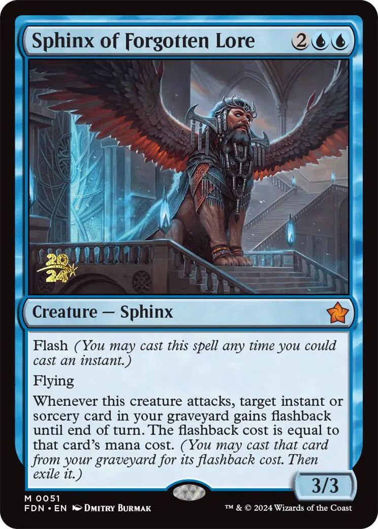 Sphinx Of Forgotten Lore [Foundations Prerelease Promos] 1