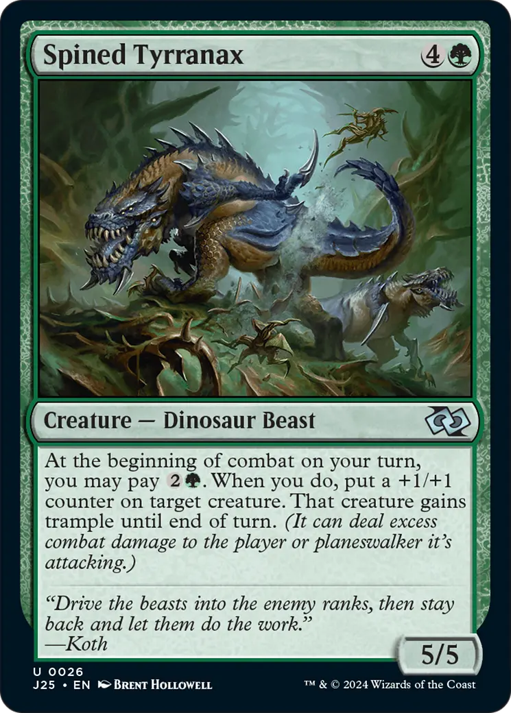 Spined Tyrranax [Foundations Jumpstart] 1